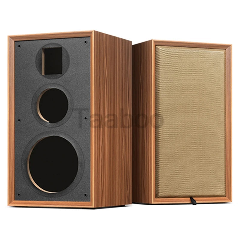 Premium 8-Inch Wooden Speaker Box | 3-Way Labyrinth Passive Design for DIY HiFi Bookshelf Sound System