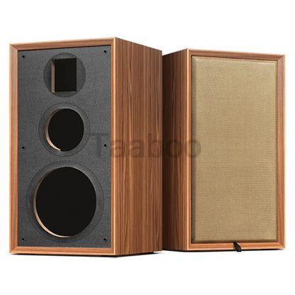 Premium 8-Inch Wooden Speaker Box | 3-Way Labyrinth Passive Design for DIY HiFi Bookshelf Sound System