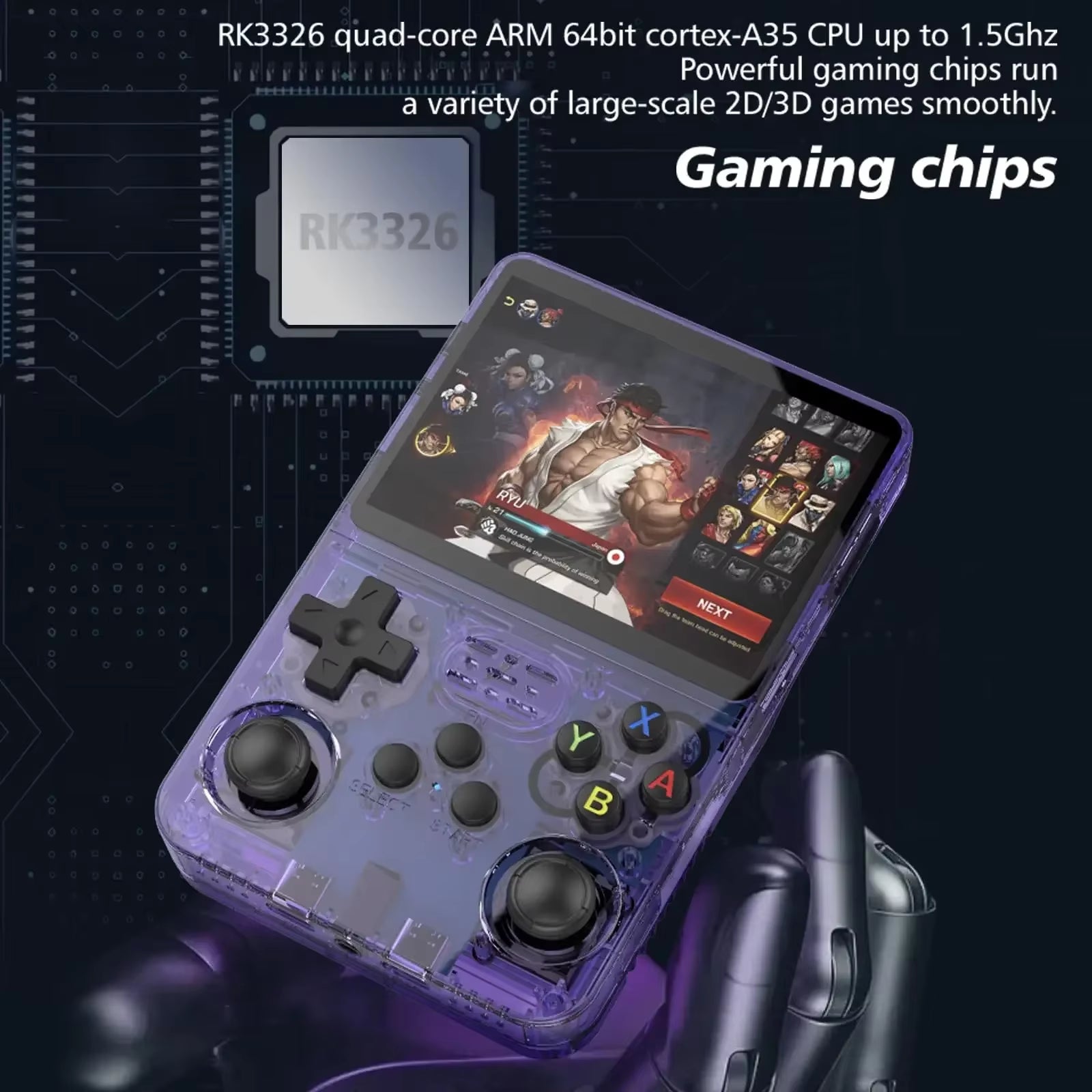 R36S Handheld Mini Game Console – 500+ Classic Games